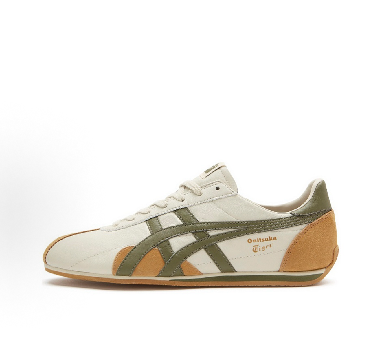 Onitsuka Tiger Runspark Beige Olive Green Mustard Yellow