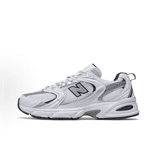 New Balance 530 White Silver Navy