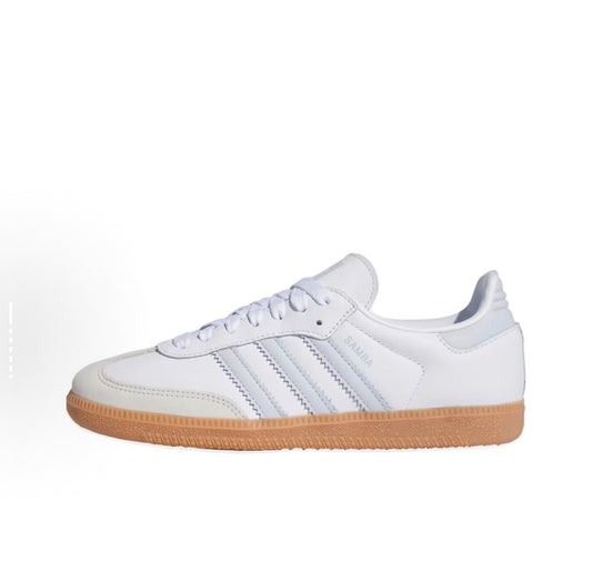 Adidas Samba OG White Halo Blue Gum (Women's)