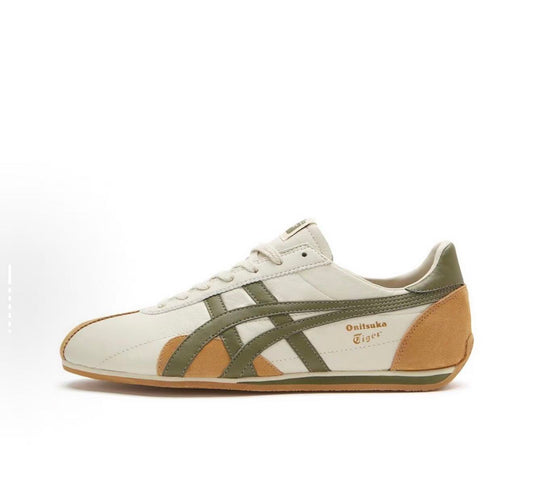 Onitsuka Tiger Runspark Beige Olive Green Mustard Yellow